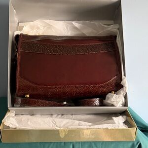 Brahmin Rich Brown Leather Bag